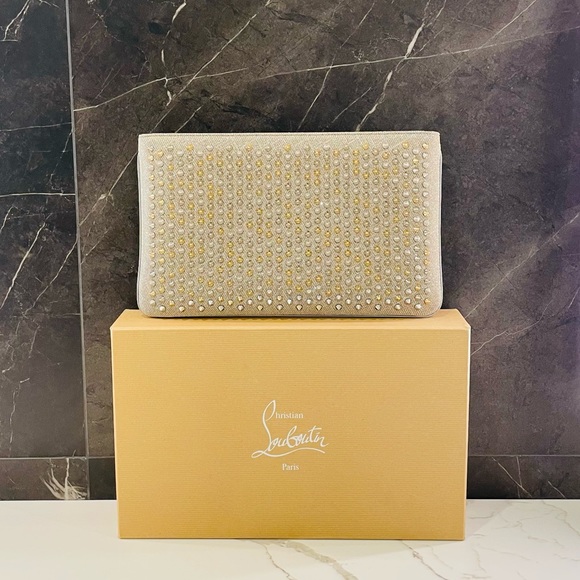 Christian Louboutin Loubiposh Glitter Clutch - Picture 2 of 9
